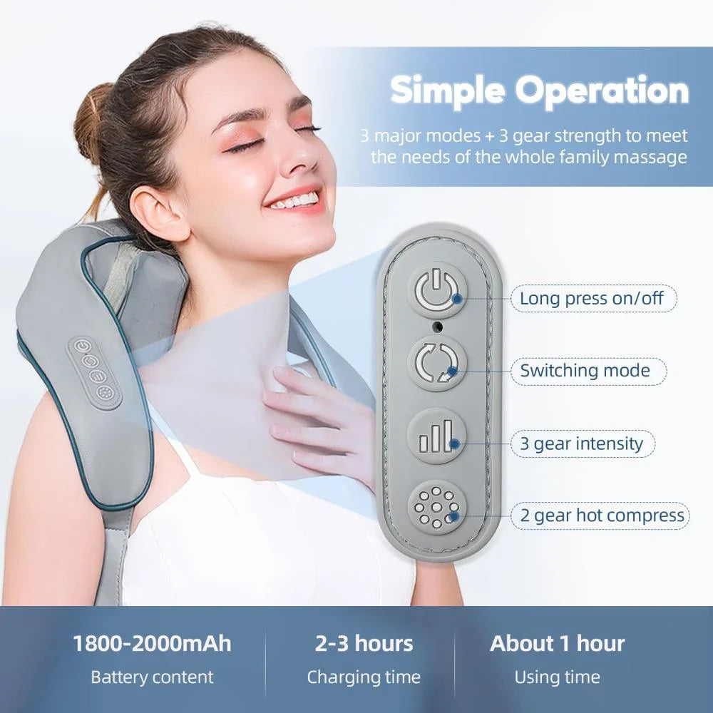 Kneading Massager (Shoulder and Neck) – مدلك عجن للكتف والرقبة